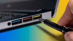 Wozu dient der gelbe USB-Anschluss wirklich und was ist sein grösster Nachteil?